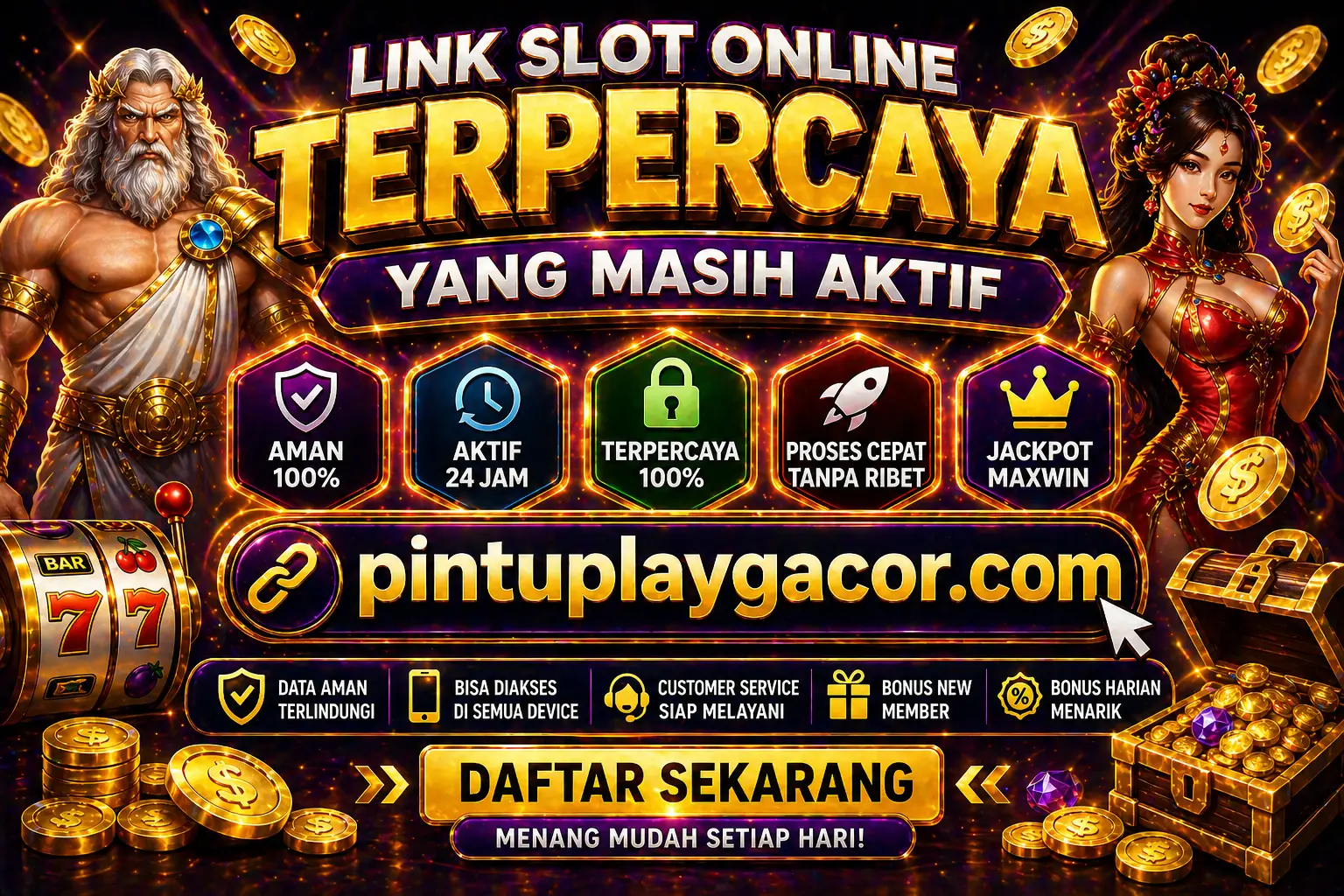 Link slot online terpercaya aktif